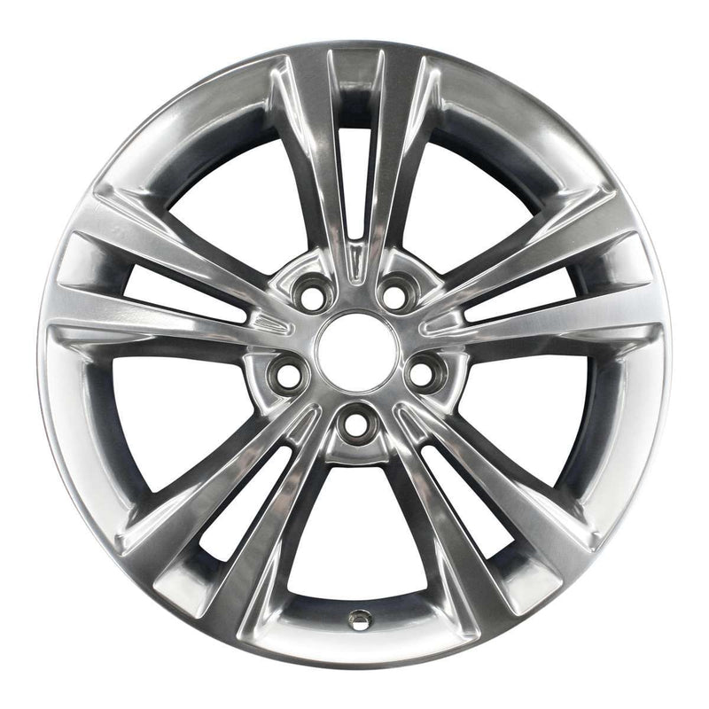 2012 lincoln mkz wheel 18 polished aluminum 5 lug w3806p 3