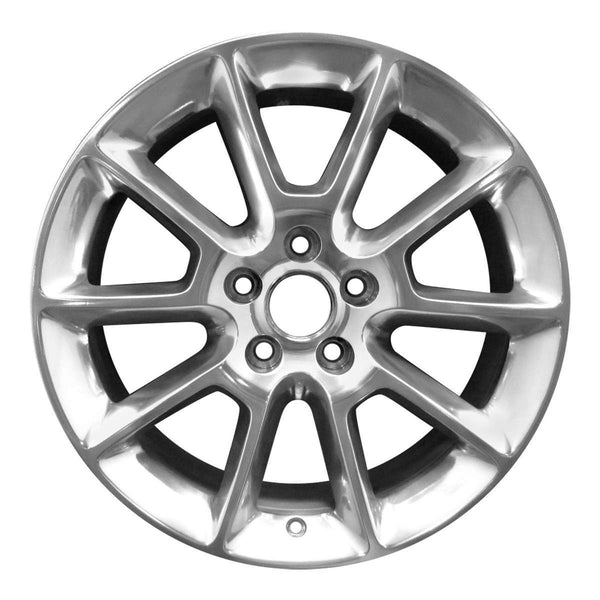 2011 ford mustang wheel 18 polished aluminum 5 lug w3810p 2