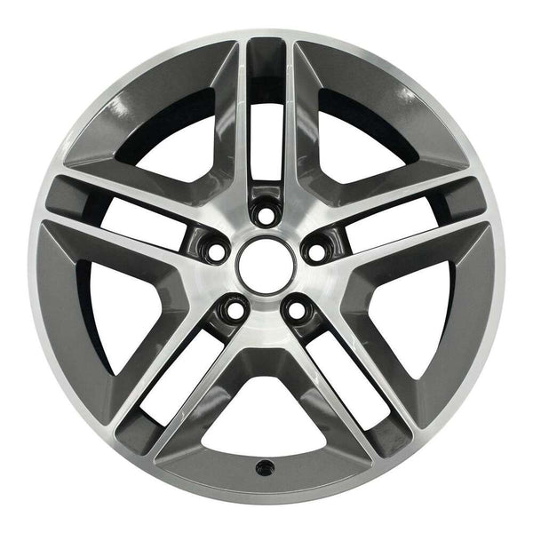 2010 ford mustang wheel 18 machined charcoal aluminum 5 lug w3811mc 1