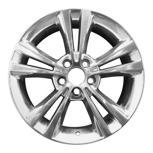 2010 lincoln mkx wheel 18 polished aluminum 5 lug w3826p 1