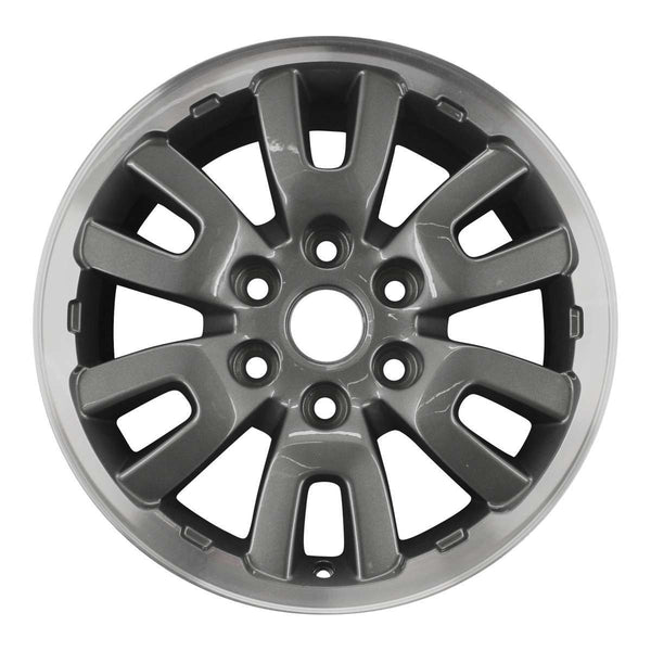 2011 ford f150 wheel 17 machined charcoal aluminum 6 lug w3831mc 2