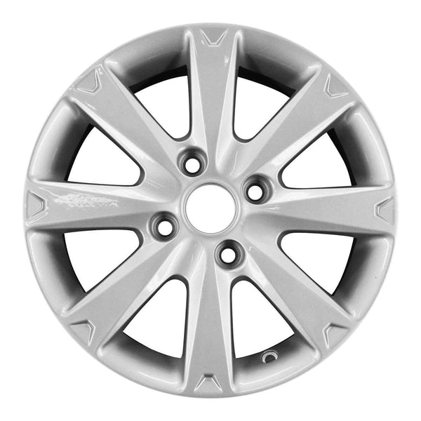 2012 ford fiesta wheel 15 silver aluminum 4 lug w3835s 2