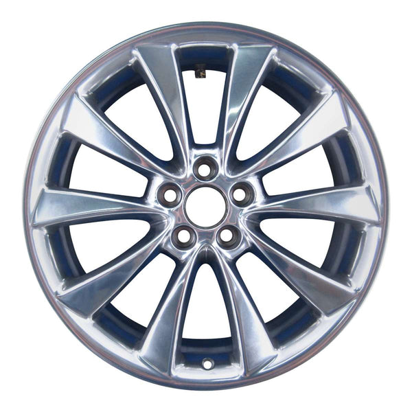 2012 lincoln mks wheel 20 polished aluminum 5 lug w3846p 4