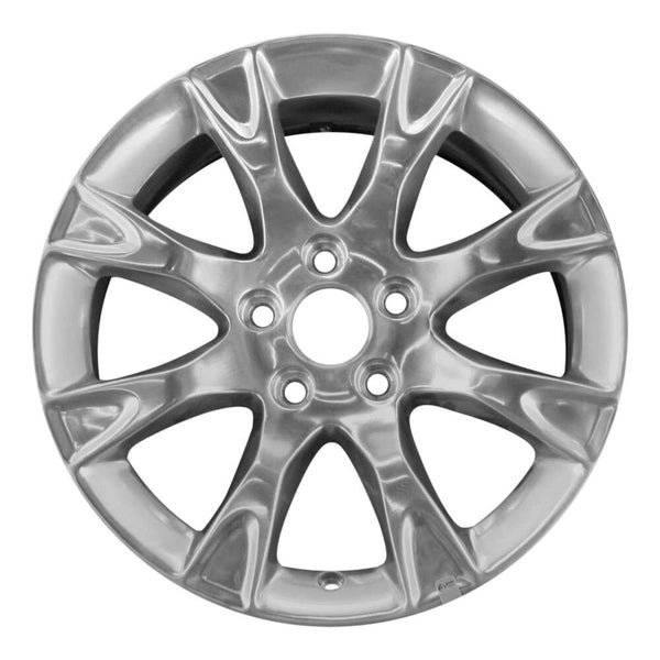 2011 ford fusion wheel 17 polished aluminum 5 lug w3856p 1