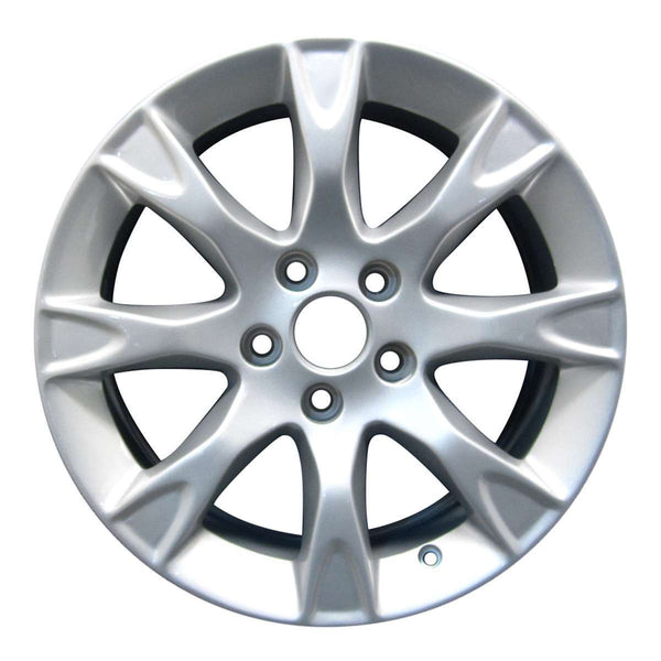 2011 ford fusion wheel 17 silver aluminum 5 lug w3856s 1