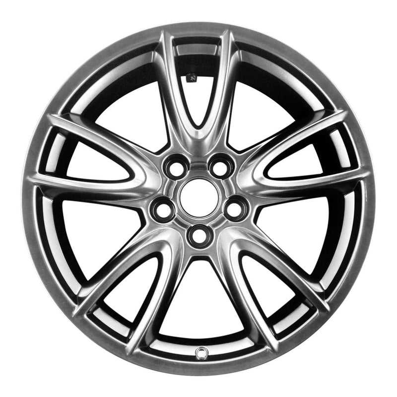 2012 ford mustang wheel 19 hyper aluminum 5 lug w3862h 2