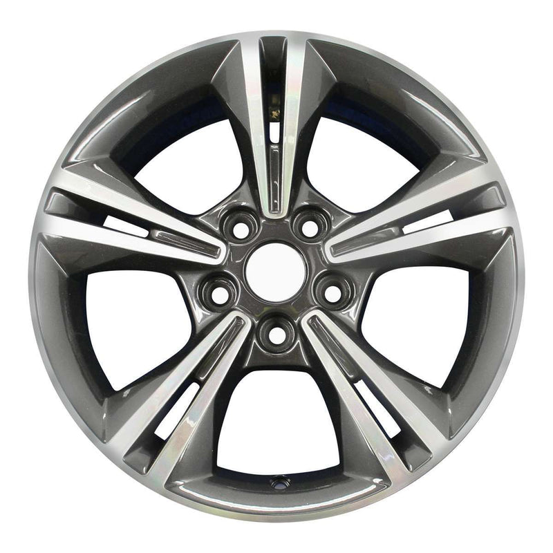 2012 ford focus wheel 16 machined charcoal aluminum 5 lug w3879mc 1