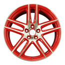 2012 ford mustang wheel 19 machined red aluminum 5 lug w3887mr 1
