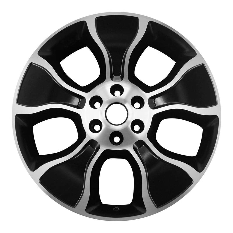 2012 ford f150 wheel 22 machined black aluminum 6 lug w3895mb 1