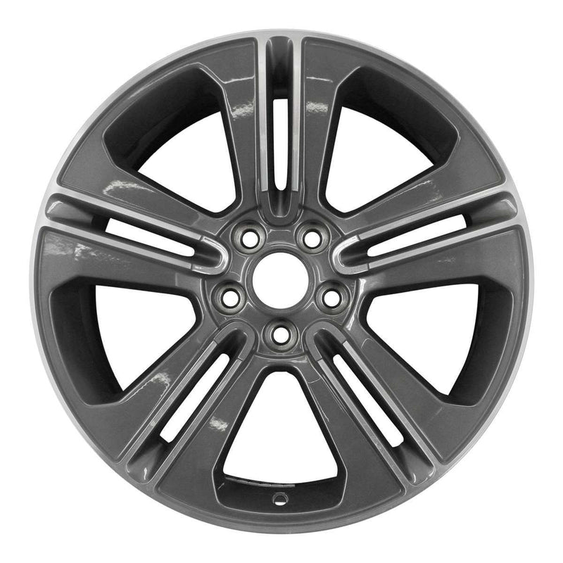 2013 ford mustang wheel 19 machined charcoal aluminum 5 lug w3908mc 1