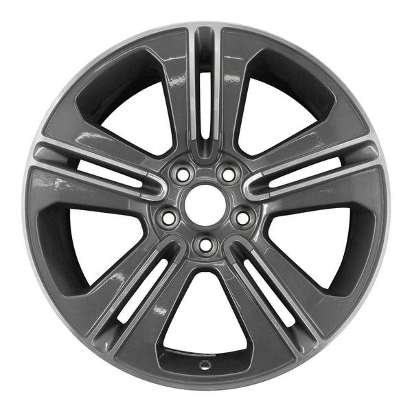 2014 ford mustang wheel 19 machined charcoal aluminum 5 lug w3908mc 2