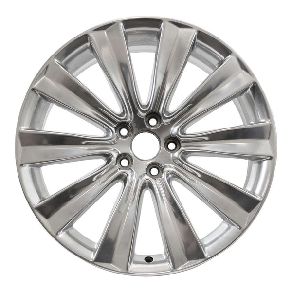 2016 lincoln mks wheel 20 polished aluminum 5 lug w3930p 4