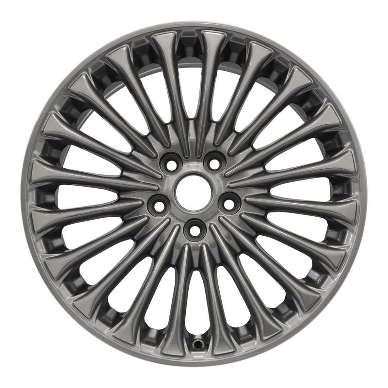 2013 ford fusion wheel 18 polished charcoal aluminum 5 lug w3961pc 1