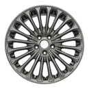 2014 ford fusion wheel 18 polished charcoal aluminum 5 lug w3961pc 2