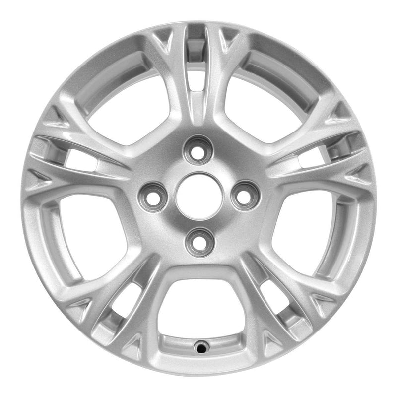 2016 ford fiesta wheel 15 silver aluminum 4 lug w3965s 3