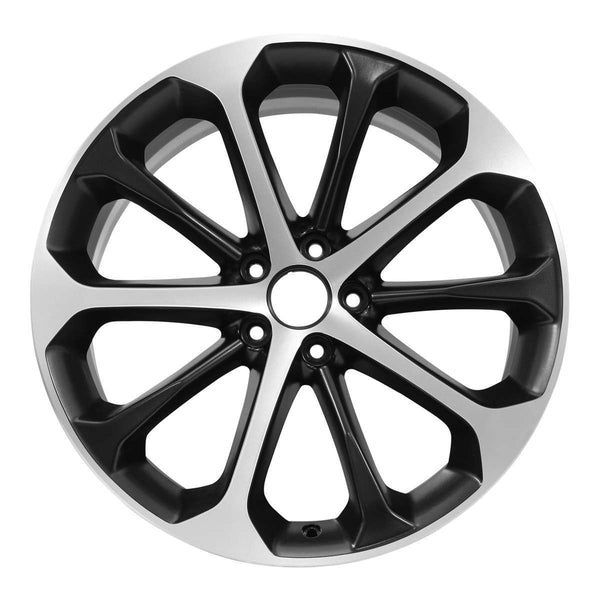 2014 ford taurus wheel 20 machined gloss black aluminum 5 lug w3969mb 1