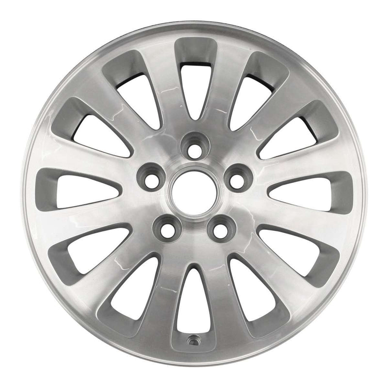 2007 buick lucerne wheel 16 machined silver aluminum 5 lug w4013ms 2