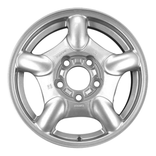 2000 buick lesabre wheel 15 silver aluminum 5 lug w4033s 1