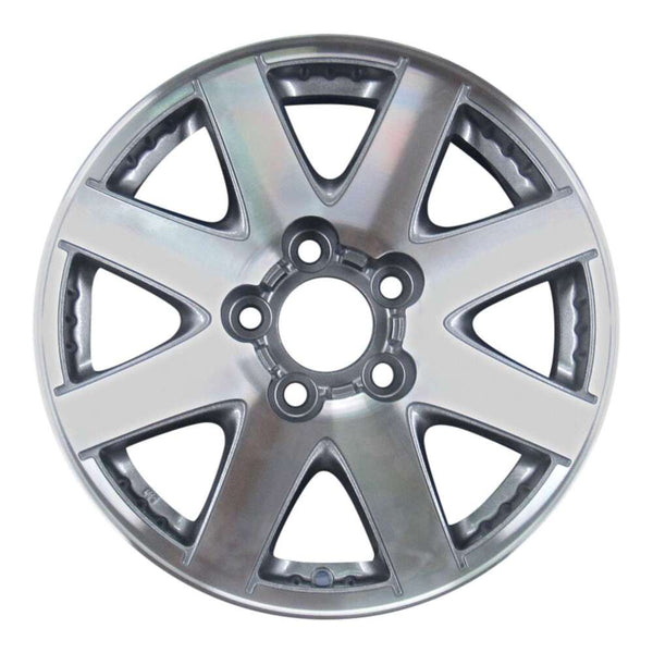 2003 buick rendezvous wheel 16 machined charcoal aluminum 5 lug w4044mc 2