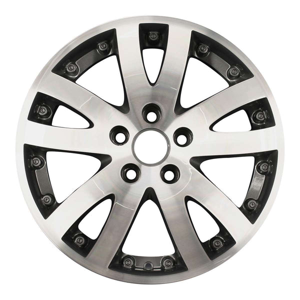 2005 buick rendezvous wheel 17 machined charcoal aluminum 5 lug w4049mc 2