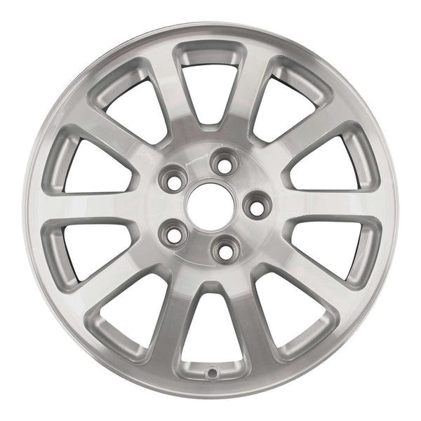 2007 buick rendezvous wheel 17 machined silver aluminum 5 lug rw4063ms 3