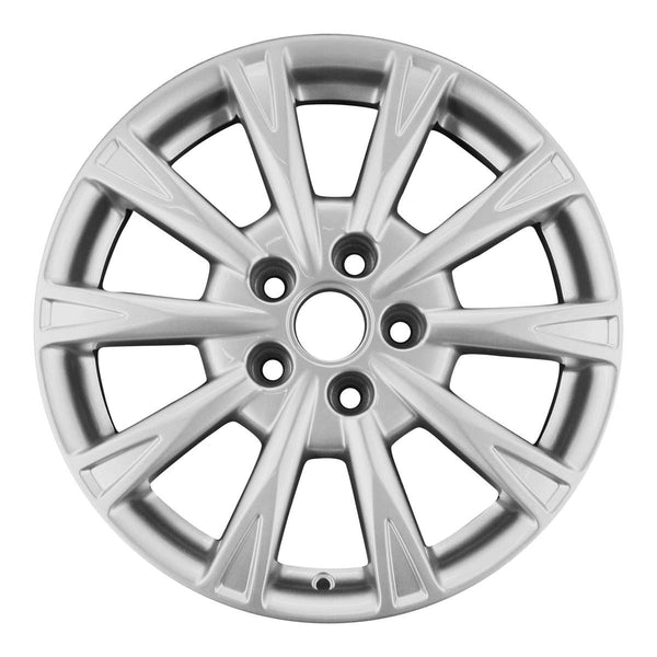 2010 buick lucerne wheel 17 silver aluminum 5 lug w4091s 3