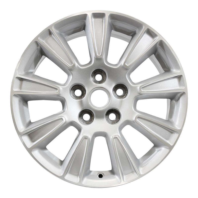 2013 buick regal wheel 17 machined silver aluminum 5 lug w4106ms 4