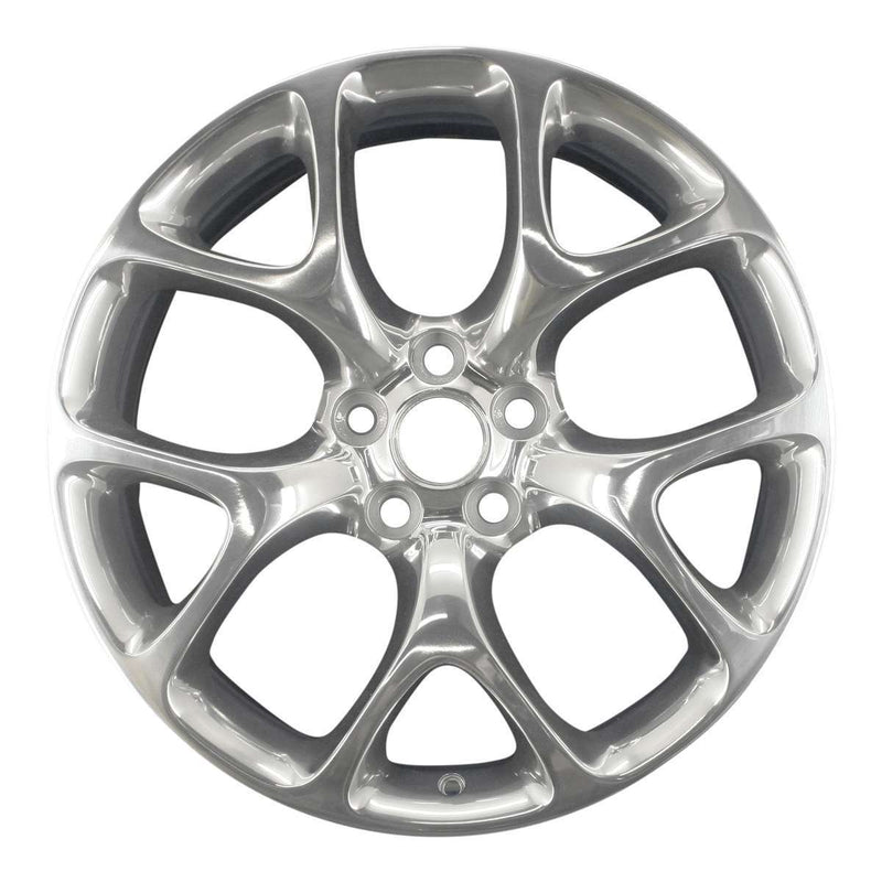 2016 buick regal wheel 20 polished aluminum 5 lug w4109p 5