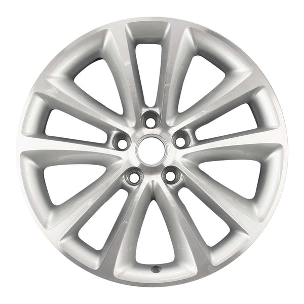 2015 buick verano wheel 18 machined silver aluminum 5 lug w4111ms 4