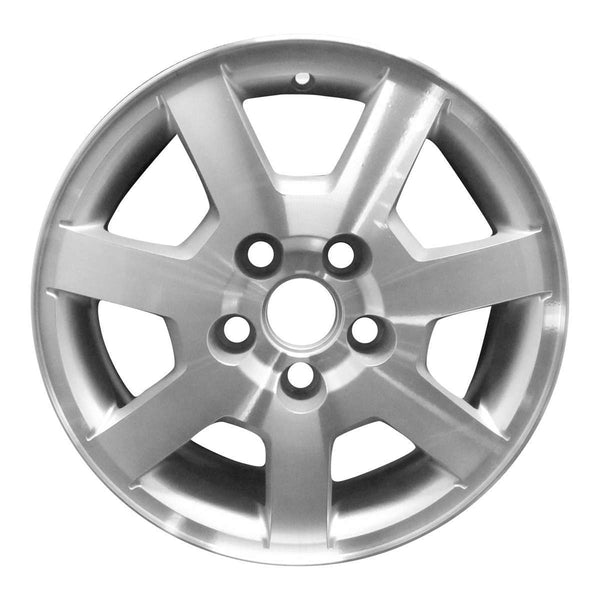 2007 cadillac cts wheel 16 machined silver aluminum 5 lug w4555ms 3