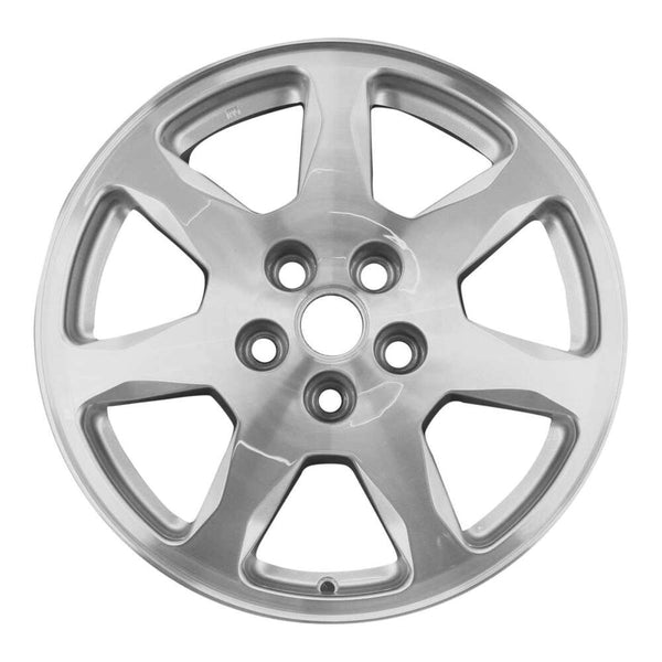 2003 cadillac cts wheel 17 machined silver aluminum 5 lug w4566ms 2