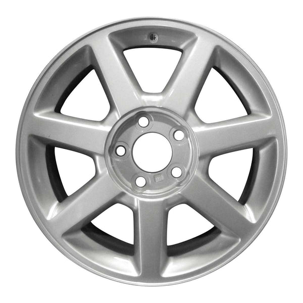 2005 cadillac cts wheel 17 silver aluminum 5 lug w4578s 2