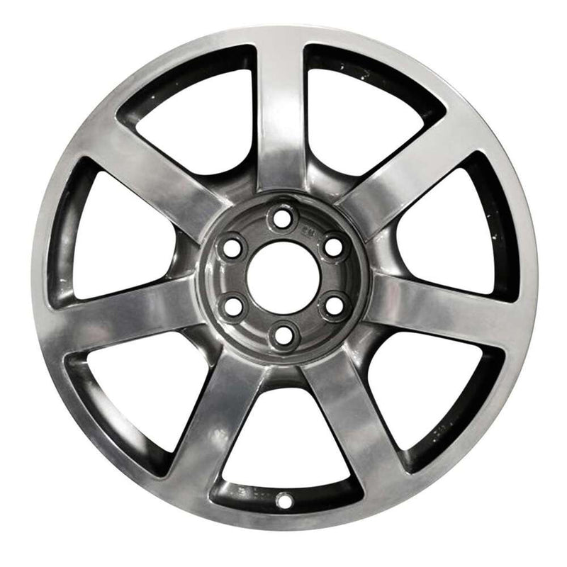 2003 cadillac srx wheel 18 polished charcoal aluminum 6 lug w4581pc 1