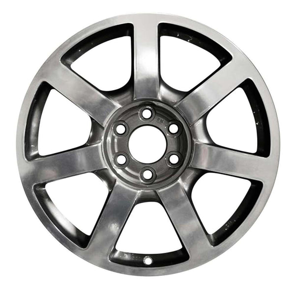 2005 cadillac srx wheel 18 polished charcoal aluminum 6 lug w4581pc 3