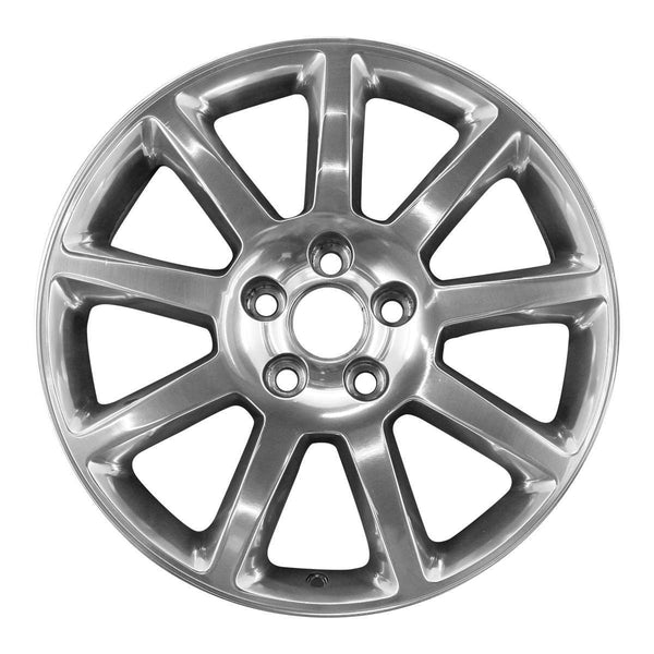 2007 cadillac sts wheel 18 polished aluminum 5 lug w4585p 3