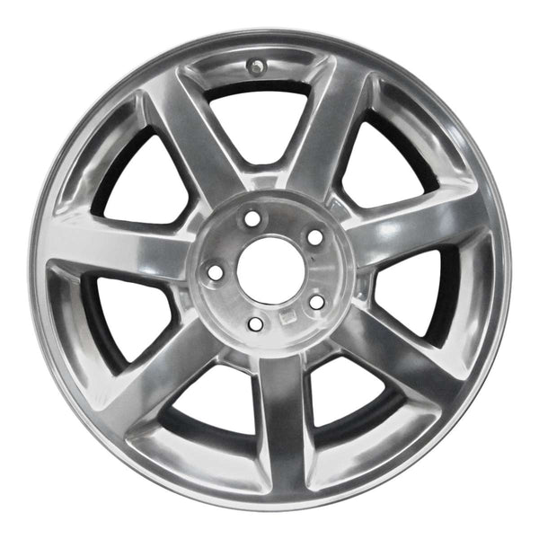 2008 cadillac sts wheel 17 polished aluminum 5 lug w4587p 3