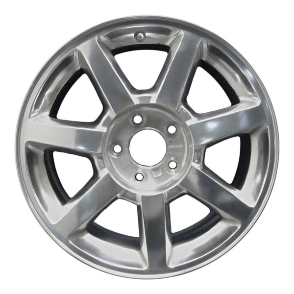 2007 cadillac cts wheel 17 polished aluminum 5 lug w4588p 3