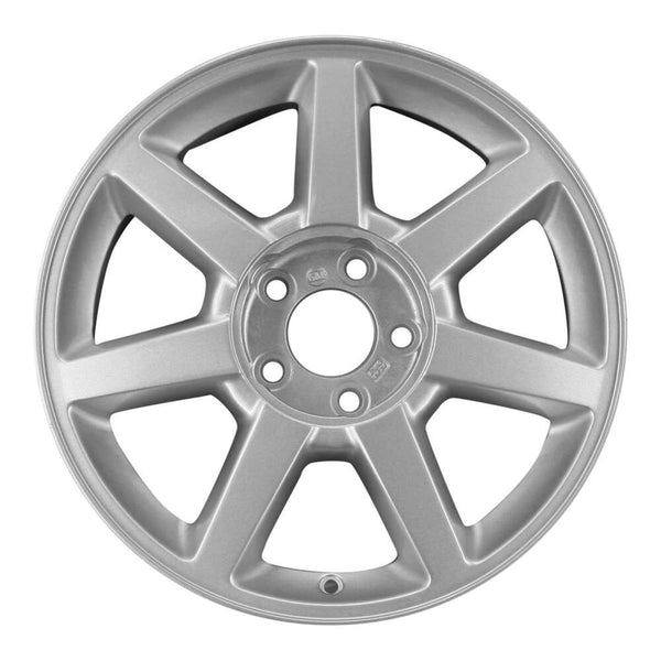 2005 cadillac sts wheel 17 silver aluminum 5 lug w4588s 1