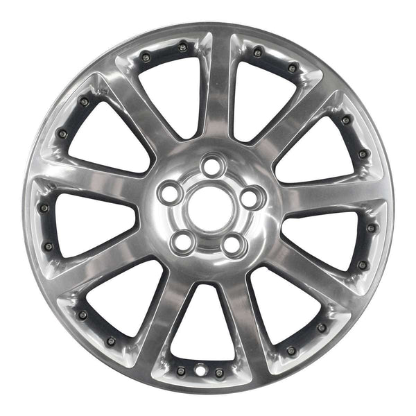 2006 cadillac sts wheel 18 polished aluminum 5 lug w4589p 2