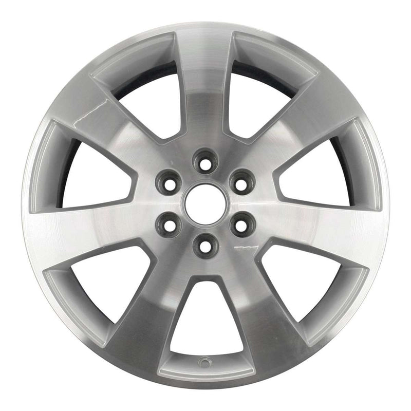 2007 cadillac srx wheel 18 machined silver aluminum 6 lug w4607ms 2