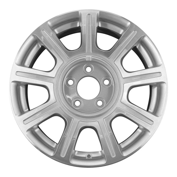 2010 cadillac dts wheel 17 machined silver aluminum 5 lug w4618ms 3