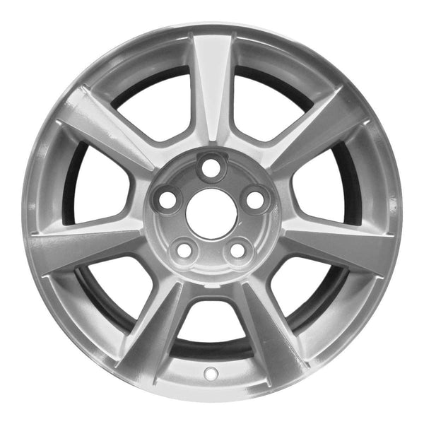 2008 cadillac cts wheel 17 machined silver aluminum 5 lug w4623ms 3