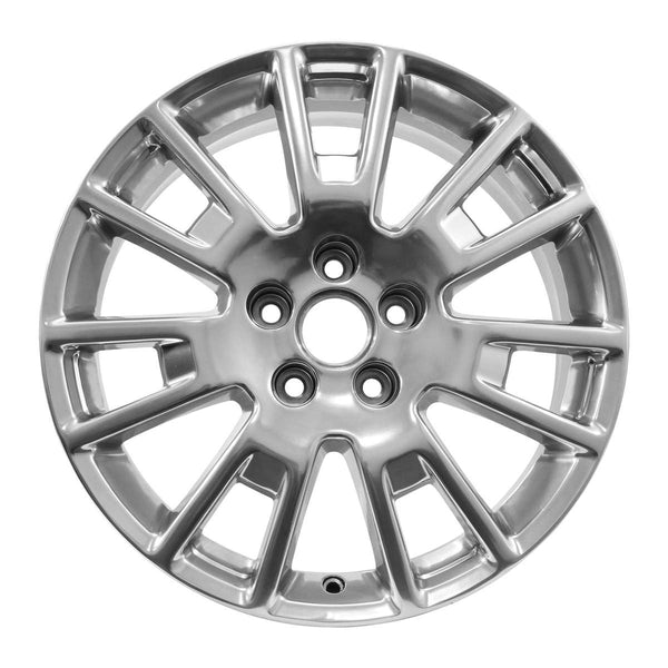 2010 cadillac sts wheel 18 polished aluminum 5 lug w4631p 3