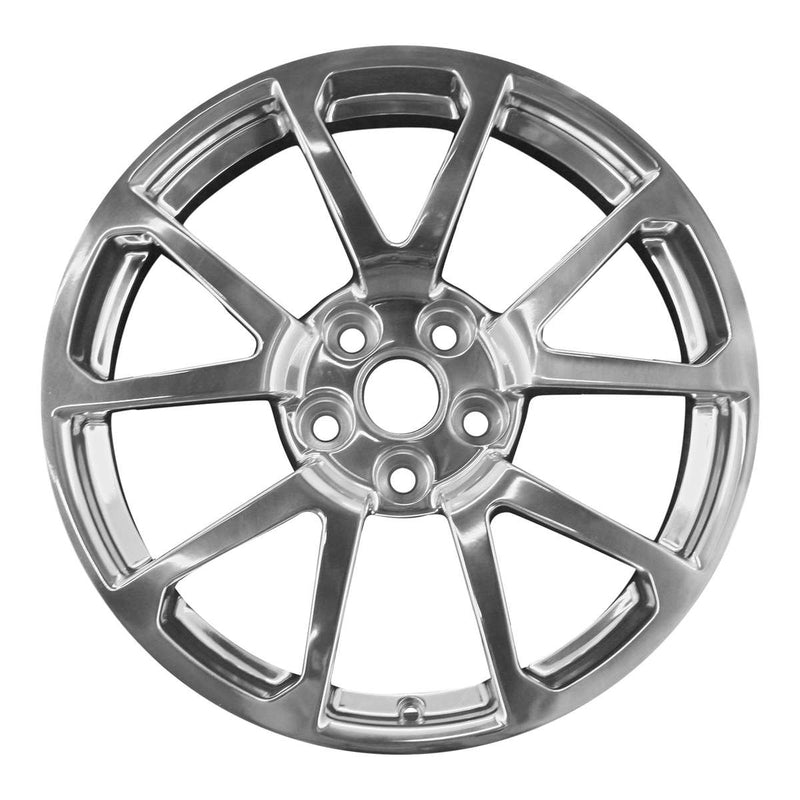 2013 cadillac sts wheel 19 polished aluminum 5 lug w4648p 8