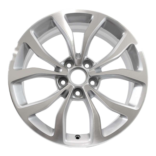 2013 cadillac ats wheel 18 machined silver aluminum 5 lug w4706ms 1
