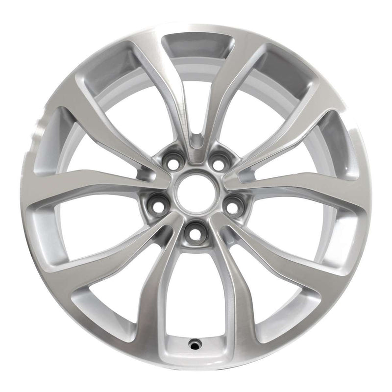 2014 cadillac ats wheel 18 machined silver aluminum 5 lug w4706ms 2
