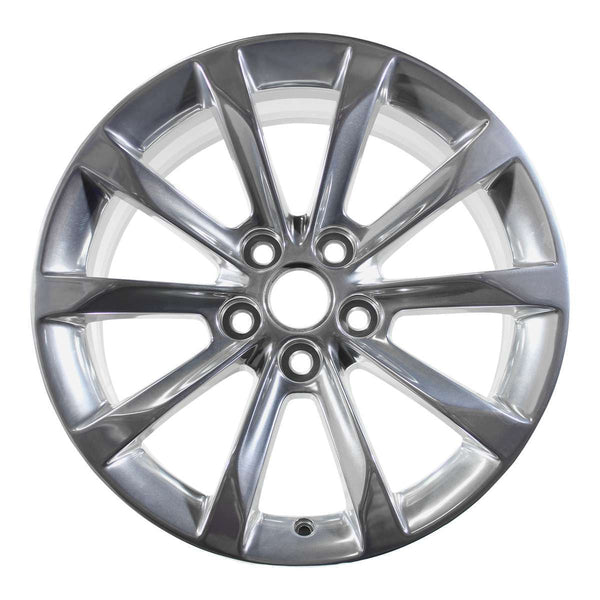 2016 cadillac cts wheel 18 polished aluminum 5 lug w4749p 1