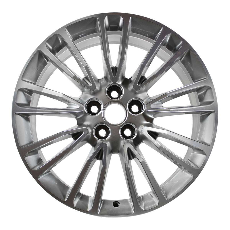 2018 cadillac ct6 wheel 20 machined hyper aluminum 5 lug w4765mh 3