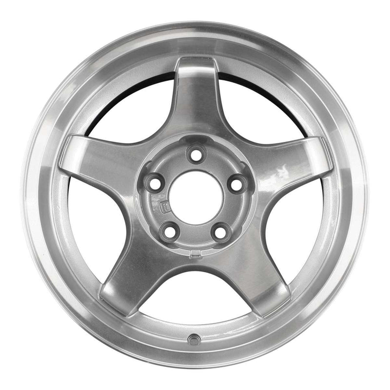 1996 chevrolet impala wheel 17 machined silver aluminum 5 lug w5026ms 3