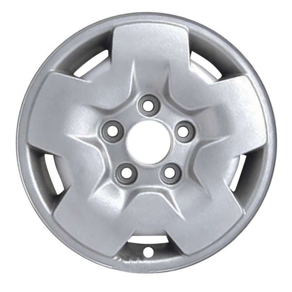 1997 chevrolet s10 wheel 15 silver aluminum 5 lug w5031as 4